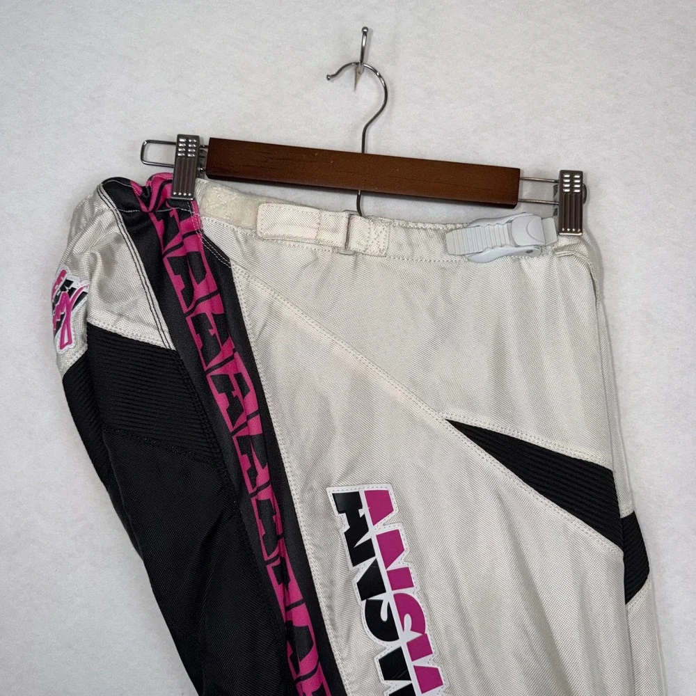 Answer Racing Motocross Pants Mens 30 Pink White Black MX Dirt Bike Riding Gear